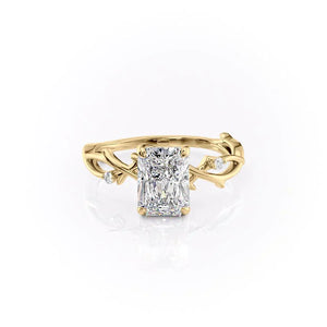 The Twig Set With A 2 Carat Radiant Lab Diamond