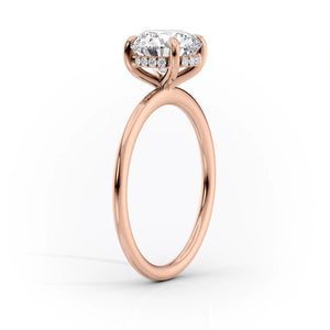 The Kamellie Set With A 3 Carat Radiant Lab Diamond