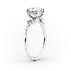 The Emma Set With A 2 Carat Emerald Lab Diamond