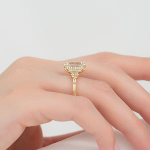 The Emma Set With A 2 Carat Emerald Lab Diamond