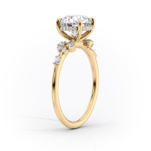 The Emma Set With A 3 Carat Radiant Lab Diamond