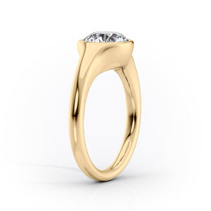 The Stella Set With A 1 Carat Emerald Lab Diamond
