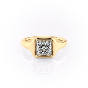 The Stella Set With A 3 Carat Princess Moissanite