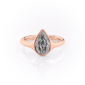 The Stella Set With A 5 Carat Pear Moissanite
