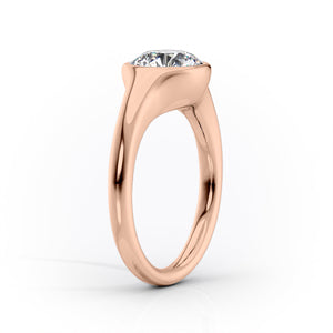 The Stella Set With A 1 Carat Pear Lab Diamond