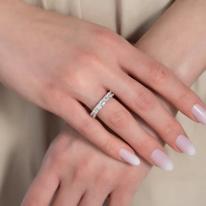 4ct Asscher Eternity