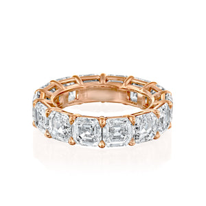 4ct Asscher Eternity