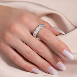 4ct Asscher Eternity
