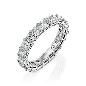 3ct Cushion Eternity