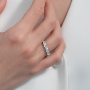 3ct Cushion Eternity