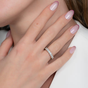 3ct Cushion Eternity