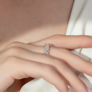 3ct Cushion Eternity