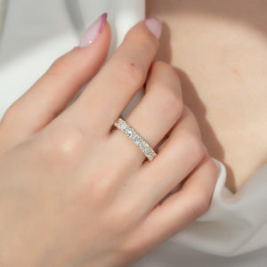 3ct Cushion Eternity