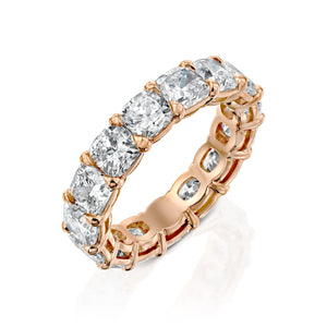 3ct Cushion Eternity