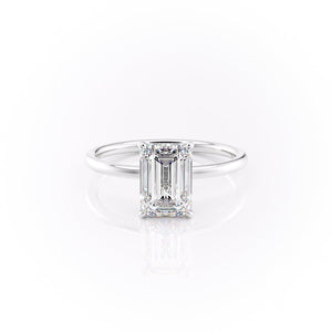The Aline Set With A 2 Carat Emerald Lab Diamond