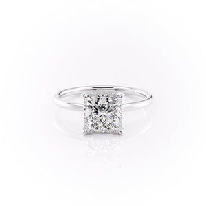 The Aline Set With A 2 Carat Princess Lab Diamond