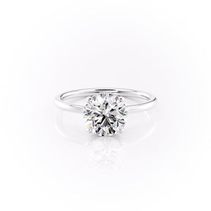 The Aline Set With A 2 Carat Round Moissanite