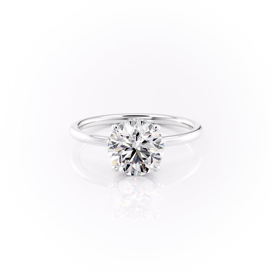 The Aline Set With A 2 Carat Round Lab Diamond