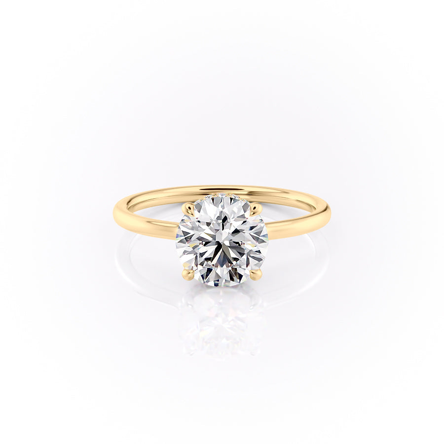 The Aline Set With A 2 Carat Round Lab Diamond