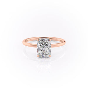 The Aline Set With A 3 Carat Radiant Lab Diamond