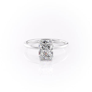 The Aline Set With A 2 Carat Radiant Moissanite