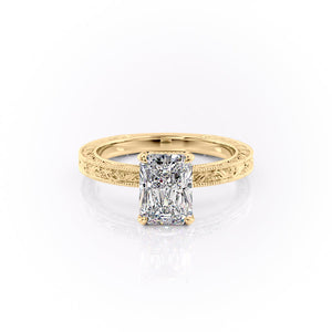 The Sierra Set With A 3 Carat Radiant Lab Diamond