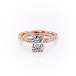 The Pave Sierra Set With A 2 Carat Radiant Lab Diamond