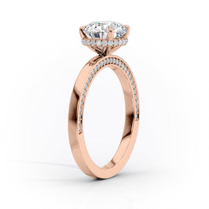The Sydney Set With A Cushion Moissanite