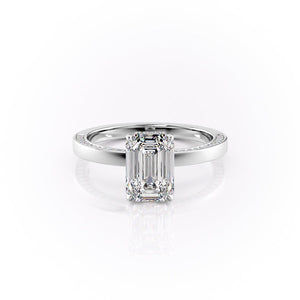 The Sydney Set With A Emerald Moissanite