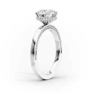 The Sydney Set With A Emerald Moissanite