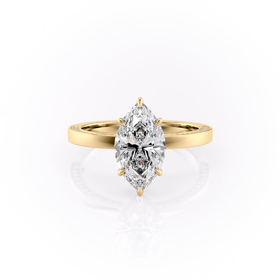 The Sydney Set With A Marquise Moissanite