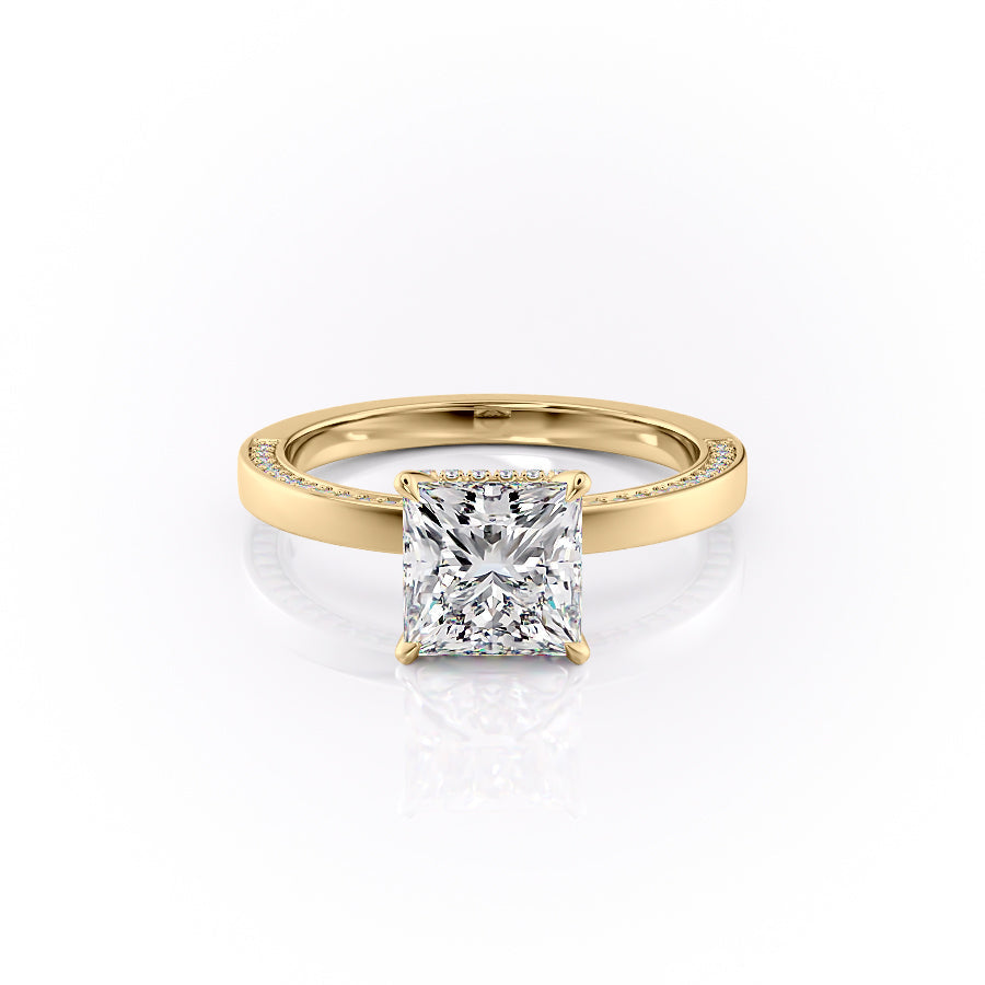 The Sydney Set With A Princess Moissanite