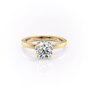 The Sydney Set With A Round Moissanite