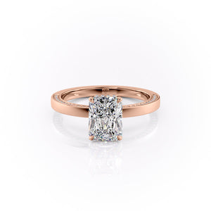The Sydney Set With A Radiant Moissanite