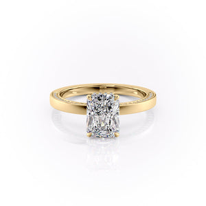 The Sydney Set With A Radiant Moissanite