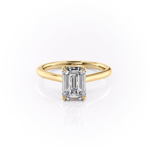 The Morgan Set With A Emerald Moissanite