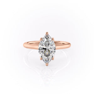 The Morgan Set With A Marquise Moissanite