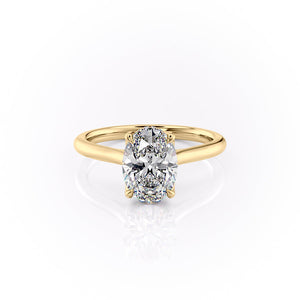 The Morgan Set With A Oval Moissanite