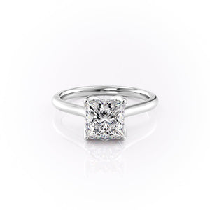 The Morgan Set With A Princess Moissanite