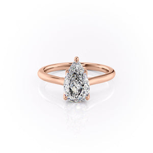 The Morgan Set With A Pear Moissanite