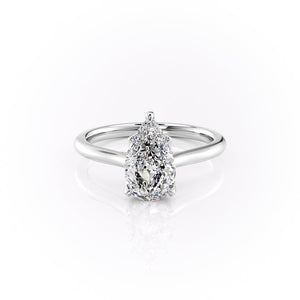 The Morgan Set With A Pear Moissanite