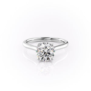 The Morgan Set With A Round Moissanite