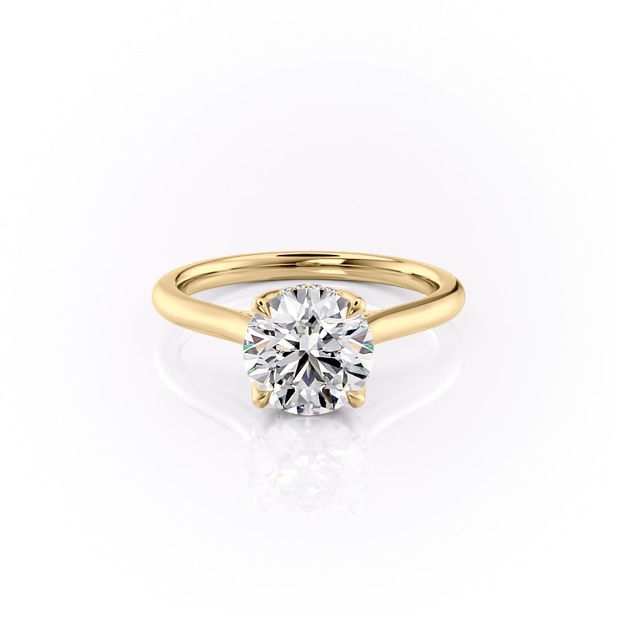 The Morgan Set With A Round Moissanite