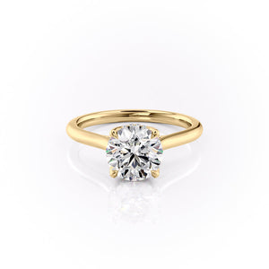 The Morgan Set With A Round Moissanite