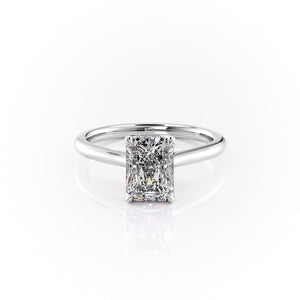 The Morgan Set With A Radiant Moissanite
