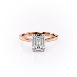 The Miranda Set With A Emerald Moissanite
