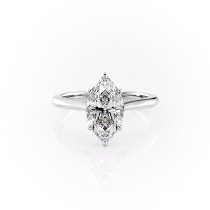 The Miranda Set With A Marquise Moissanite