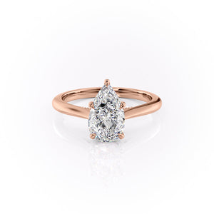 The Miranda Set With A Pear Moissanite