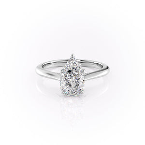 The Miranda Set With A Pear Moissanite
