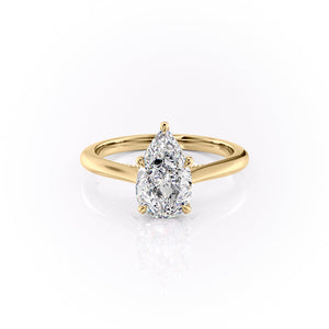 The Miranda Set With A Pear Moissanite